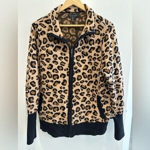 🎀Rachel Zoe Leopard Print Jacket - Tan and Black